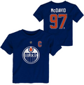 NHL Oilers Captain Toddler Name & Number T-Shirt - McDavid