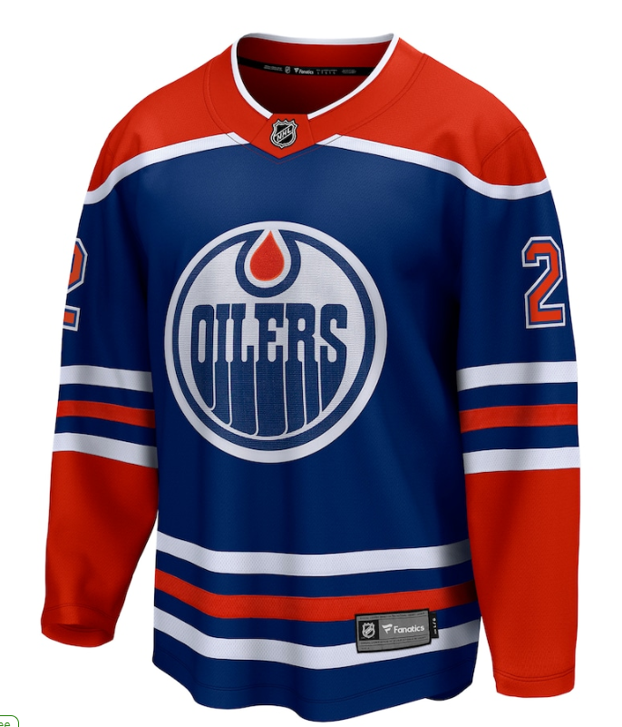 Breakaway Player Jersey Edmonton Oilers - Bouchard