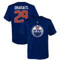 NHL Oilers Youth Name & Number T-Shirt - Draisaitl