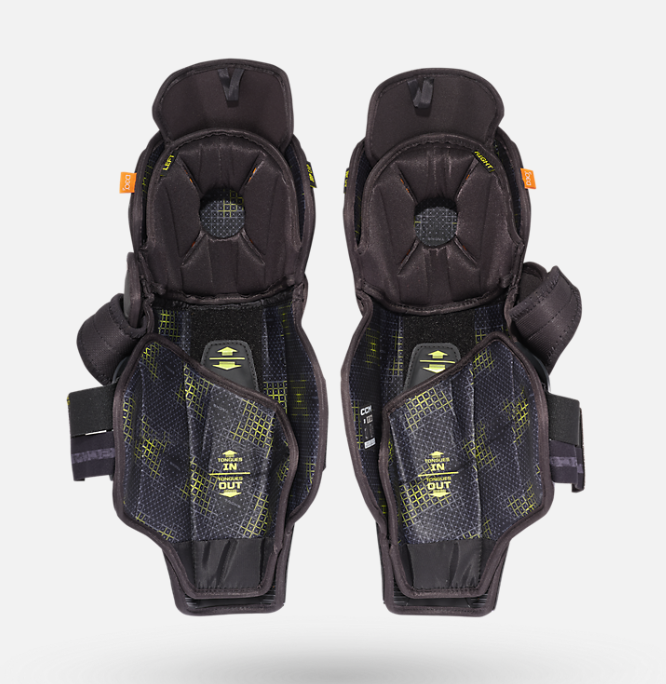 CCM Junior Tacks XF Pro Hockey Shin Guards