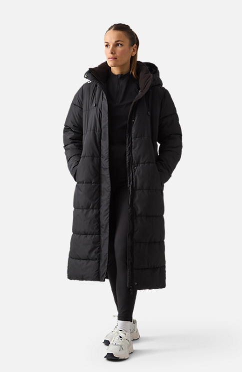 Women's Long Quilted Coat