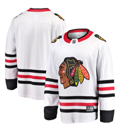 Chicago Blackhawks Breakaway Away Jersey - Blank