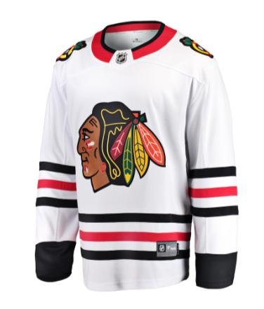 Chicago Blackhawks Breakaway Away Jersey - Blank