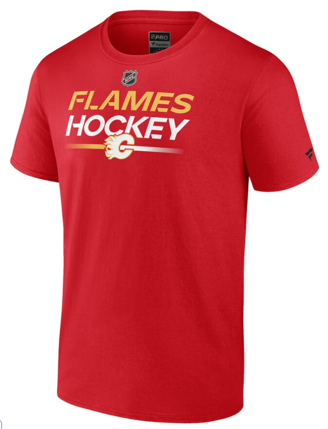 Calgary Flames Authentic Pro Core Primary T-Shirt