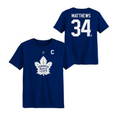 NHL Maple Leafs Captain Kid's Name & Number T-Shirt - Matthews