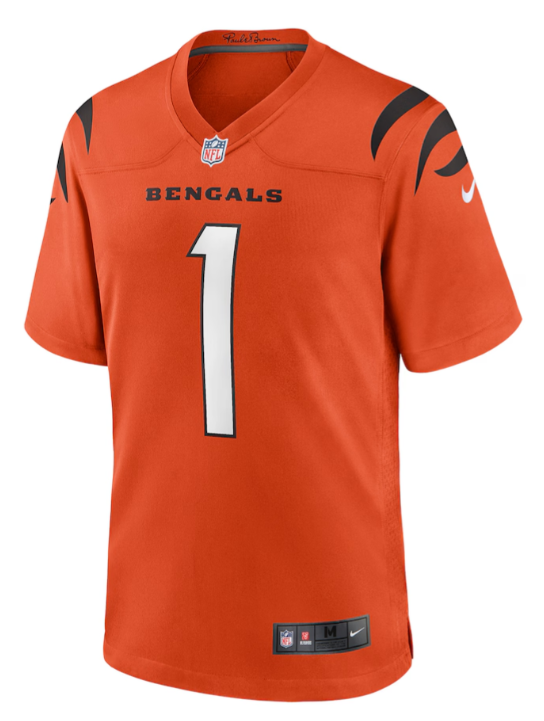Nike NFL Cincinnati Bengals Ja'Marr Chase Game Jersey