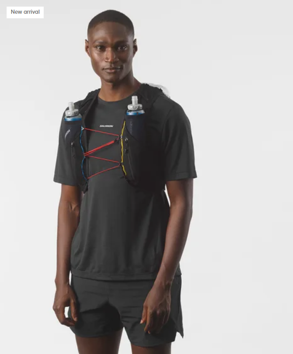 Salomon ADV Skin 12 Race Flag Unisex Running Vest with flasks included