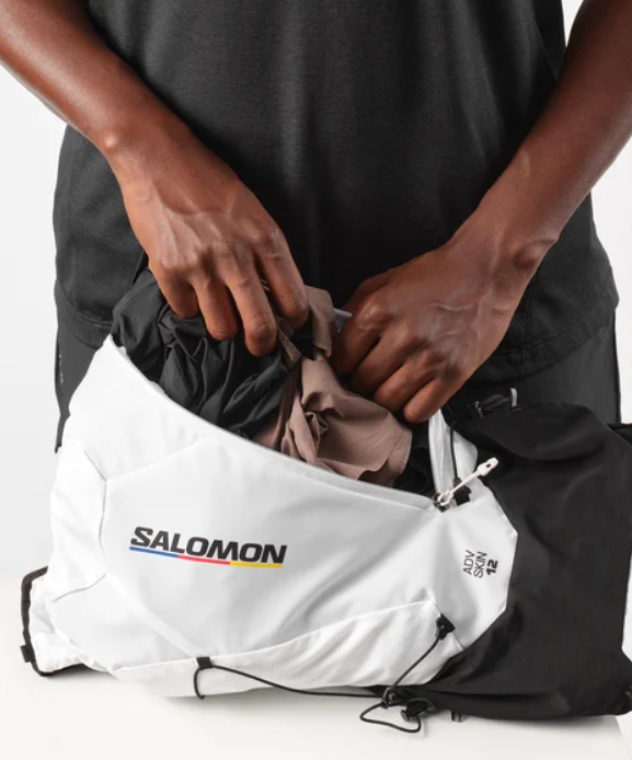 Salomon ADV Skin 12 Race Flag Unisex Running Vest with flasks included