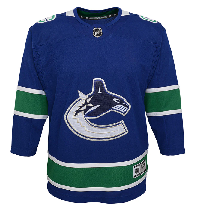 Outerstuff Youth Vancouver Canucks Replica Jersey - Blank