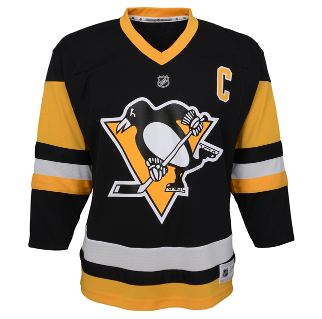 Outerstuff Youth Sidney Crosby Pittsburgh Penguins Home Replica Jersey