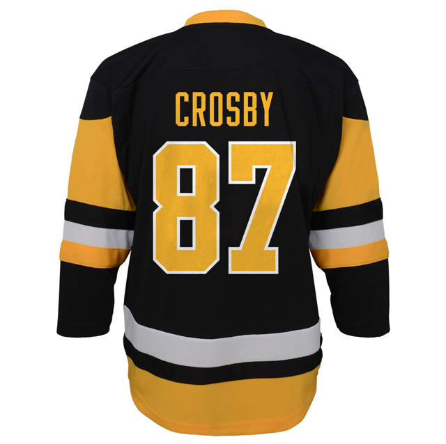 Outerstuff Youth Sidney Crosby Pittsburgh Penguins Home Replica Jersey