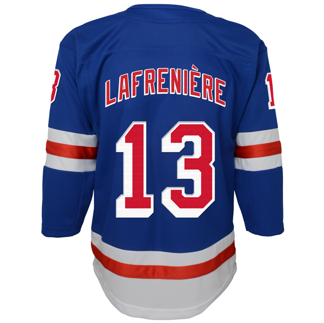 Outerstuff Junior Alexis Lafrenière New York Rangers Home Replica Player Jersey