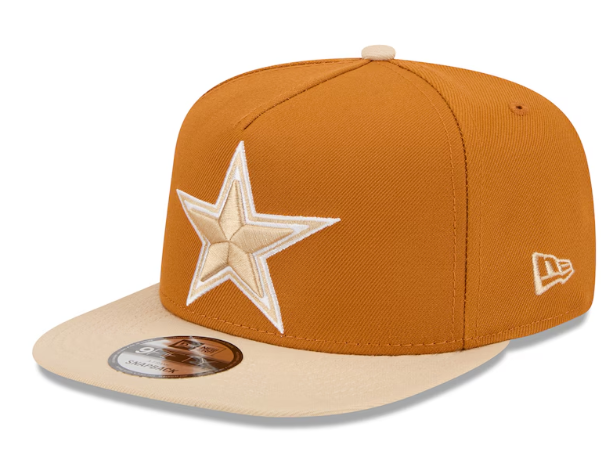 New Era Dallas Cowboys Brown/Khaki Color Pack A-Frame 9FIFTY Snapback Hat