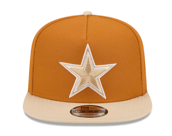 New Era Dallas Cowboys Brown/Khaki Color Pack A-Frame 9FIFTY Snapback Hat