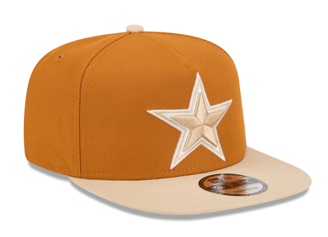 New Era Dallas Cowboys Brown/Khaki Color Pack A-Frame 9FIFTY Snapback Hat