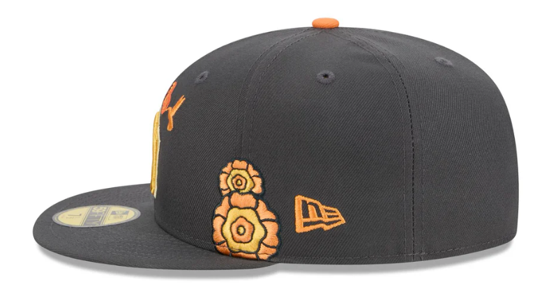 New Era New York Yankees Day of the Dead Graphite 59FIFTY Fitted Hat