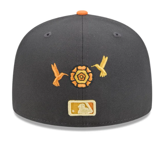 New Era New York Yankees Day of the Dead Graphite 59FIFTY Fitted Hat