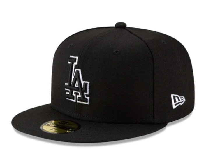 New Era Los Angeles Dodgers Black Outline 59FIFTY Fitted