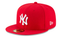 New Era New York Yankees Scarlet Basic 59FIFTY Fitted Hat