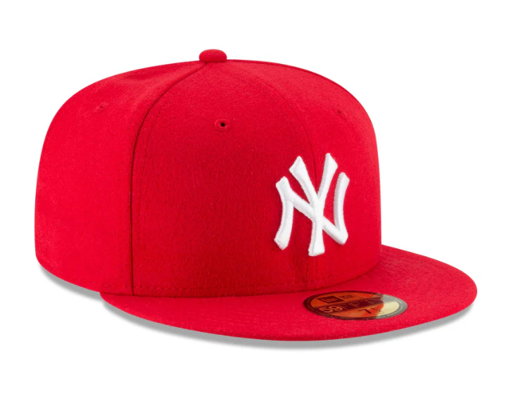 New Era New York Yankees Scarlet Basic 59FIFTY Fitted Hat