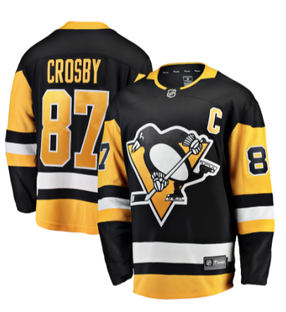 Sidney Crosby Pittsburgh Penguins Home Breakaway Jersey