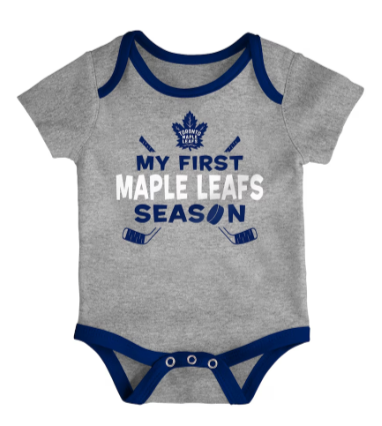 NHL Infant Toronto Maple Leafs Legend Multicolor Creeper Set