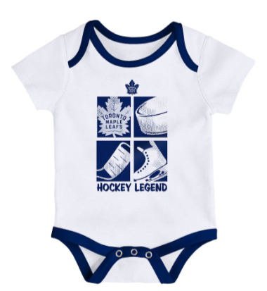 NHL Infant Toronto Maple Leafs Legend Multicolor Creeper Set