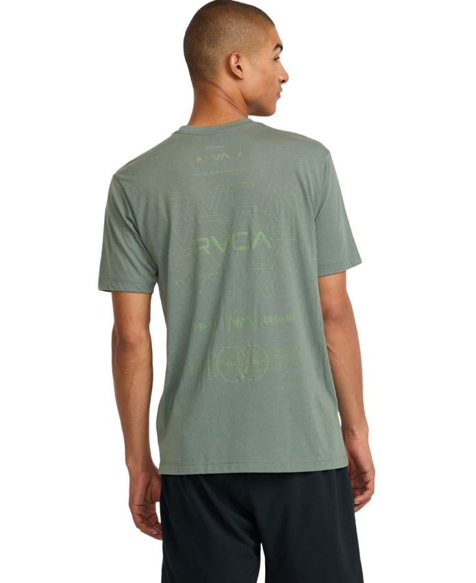 RVCA Men's Pin Flip Short Sleeve T-Shirt