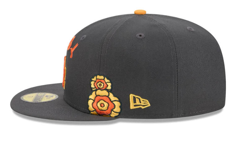 New Era Los Angeles Dodgers Day of the Dead Graphite 59FIFTY Fitted Hat