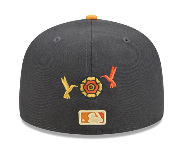 New Era Los Angeles Dodgers Day of the Dead Graphite 59FIFTY Fitted Hat