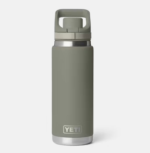 Yeti Rambler 26oz Water Bottle With Flip Chug Cap - Pampa Green
