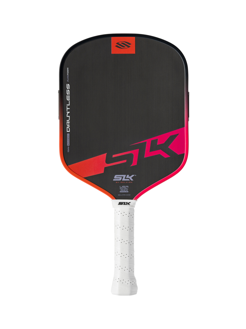 Selkirk SLK Dauntless Widebody Pickleball Paddle - Electric Sunset, front view