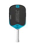 Selkirk SLK Geo Elongated Pickleball Paddle - Cyan, front view