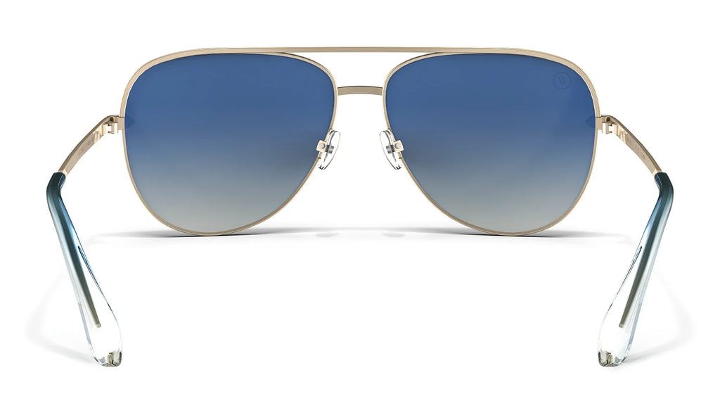 Blenders Shadow Polarized Sunglasses - GOLD 61 VIOLET