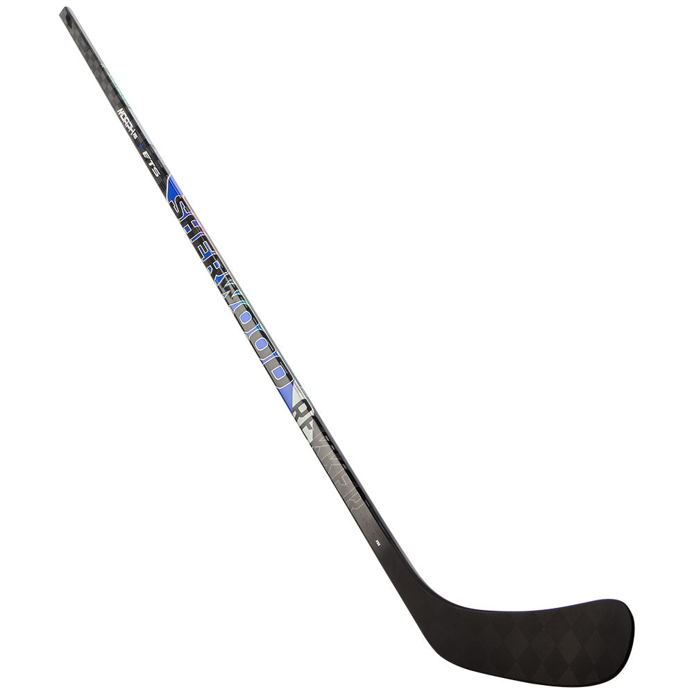 Sherwood Rekker Morph Pro Blue Senior Hockey Stick, blade detail