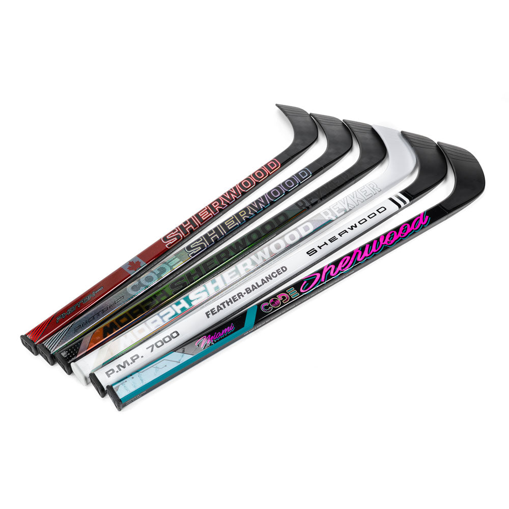 Sherwood Signature Series 2026 mini sticks - group