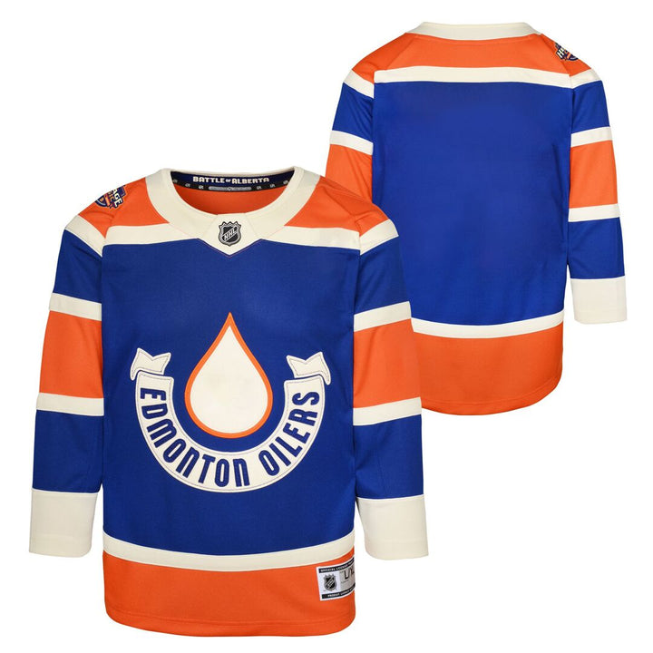 Outerstuff 2023 Heritage Classic Edmonton Oilers Youth Classic Jersey Ernie s Sports Experts