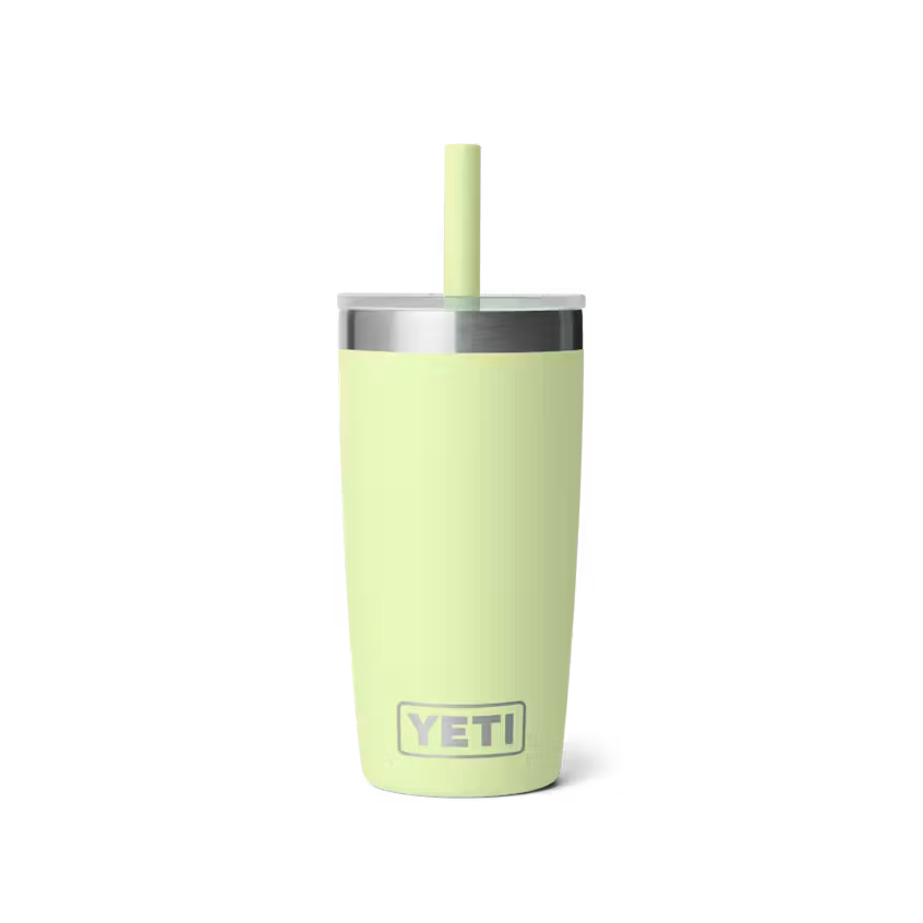 Yeti Rambler Jr. 10oz Tumbler With Silicone Straw Lid - Grasshopper