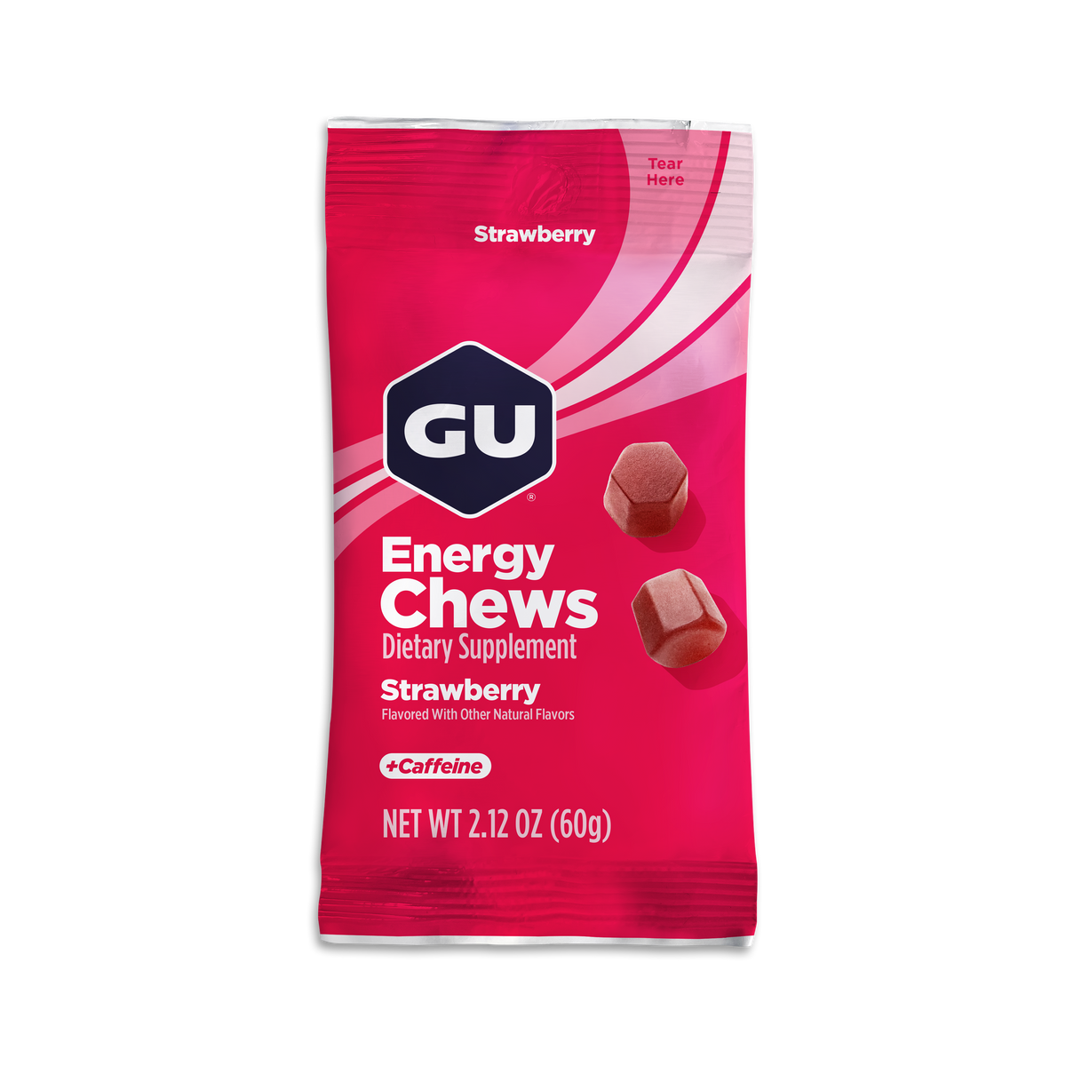 GU Energy Chews - Strawberry