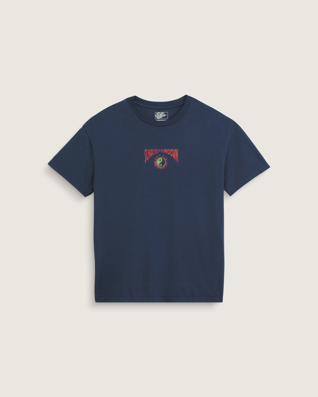 Vans Women's Sunrise To Sundown T-Shirt - Dress Blues front