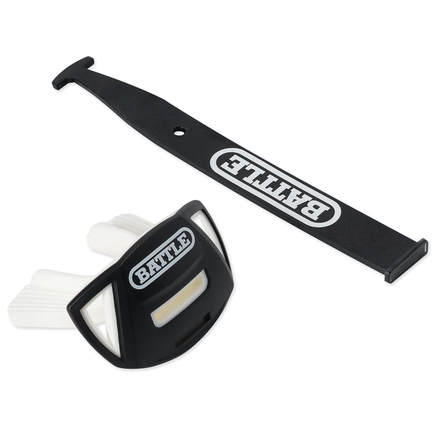 Speed Air Football Mouthguard - BLACK/WHITE