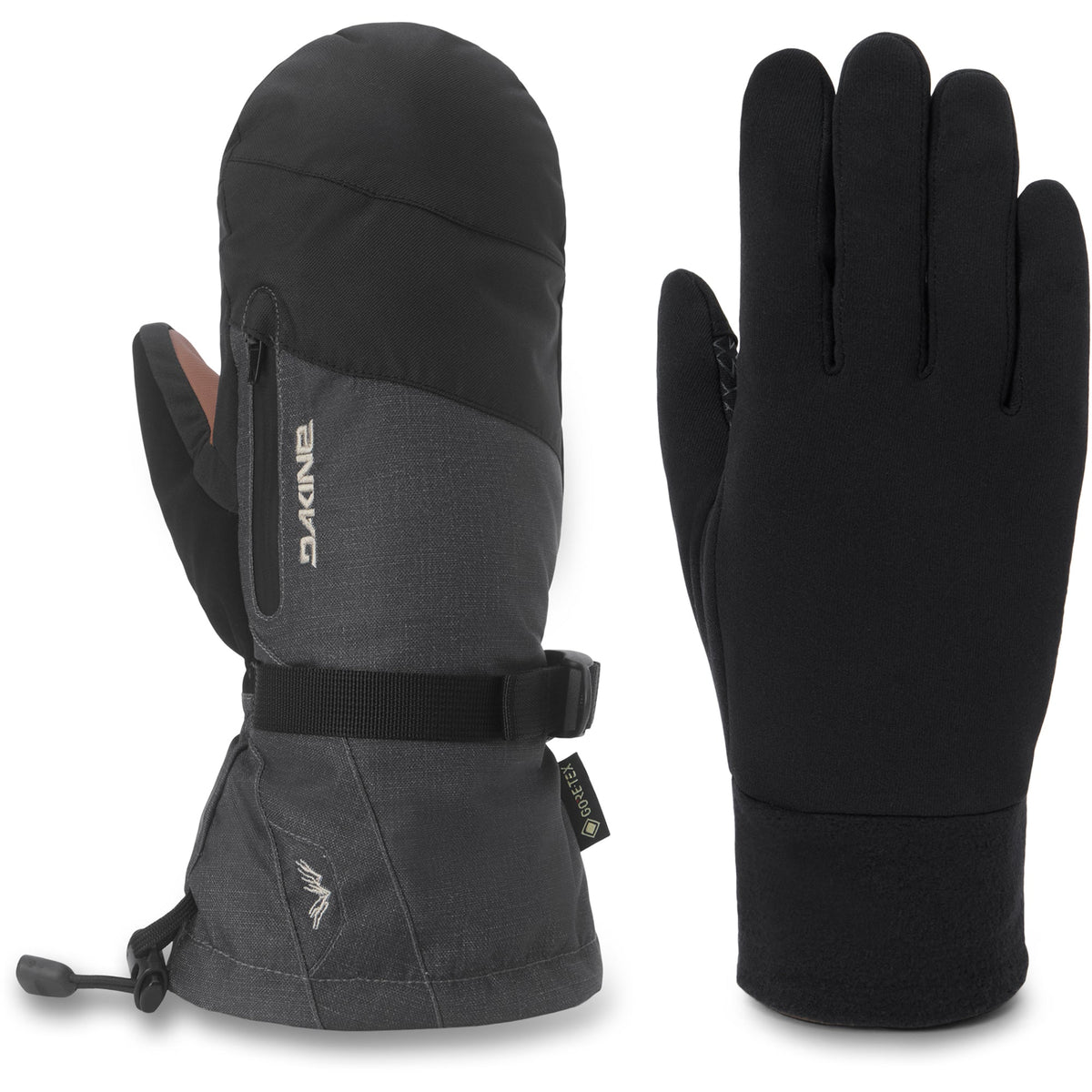 Dakine Men's Titan 2.0 Gore-Tex Mitts - Carbon Heather, angled view