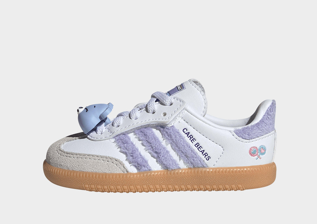Adidas Care Bears Samba OG Comfort Closure Elastic Lace Shoes - Purple