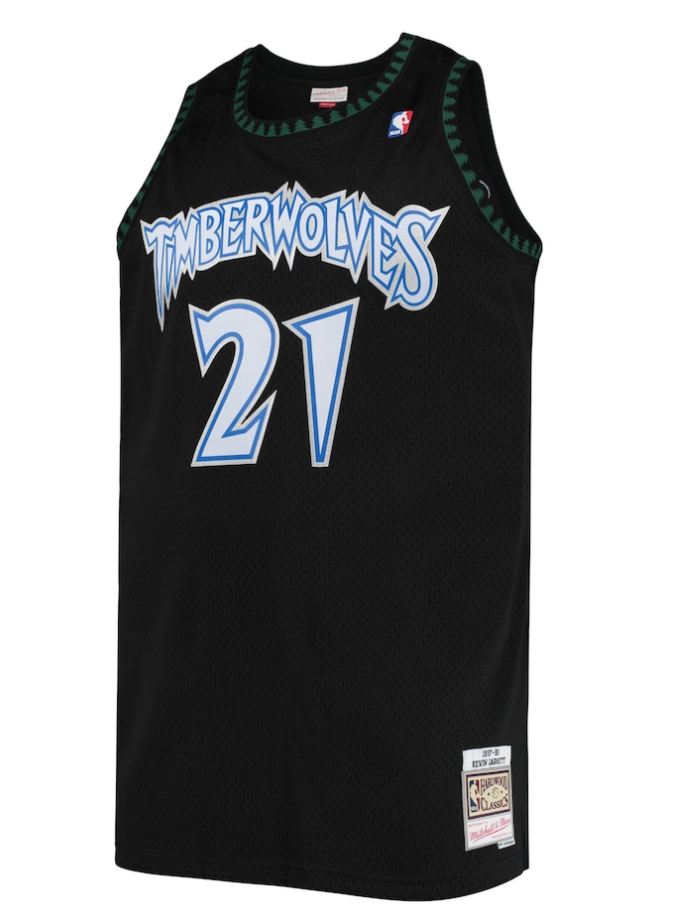 Mitchell & Ness Minnesota Timberwolves Kevin Garnett 1997 Hardwood Classics Swingman Jersey