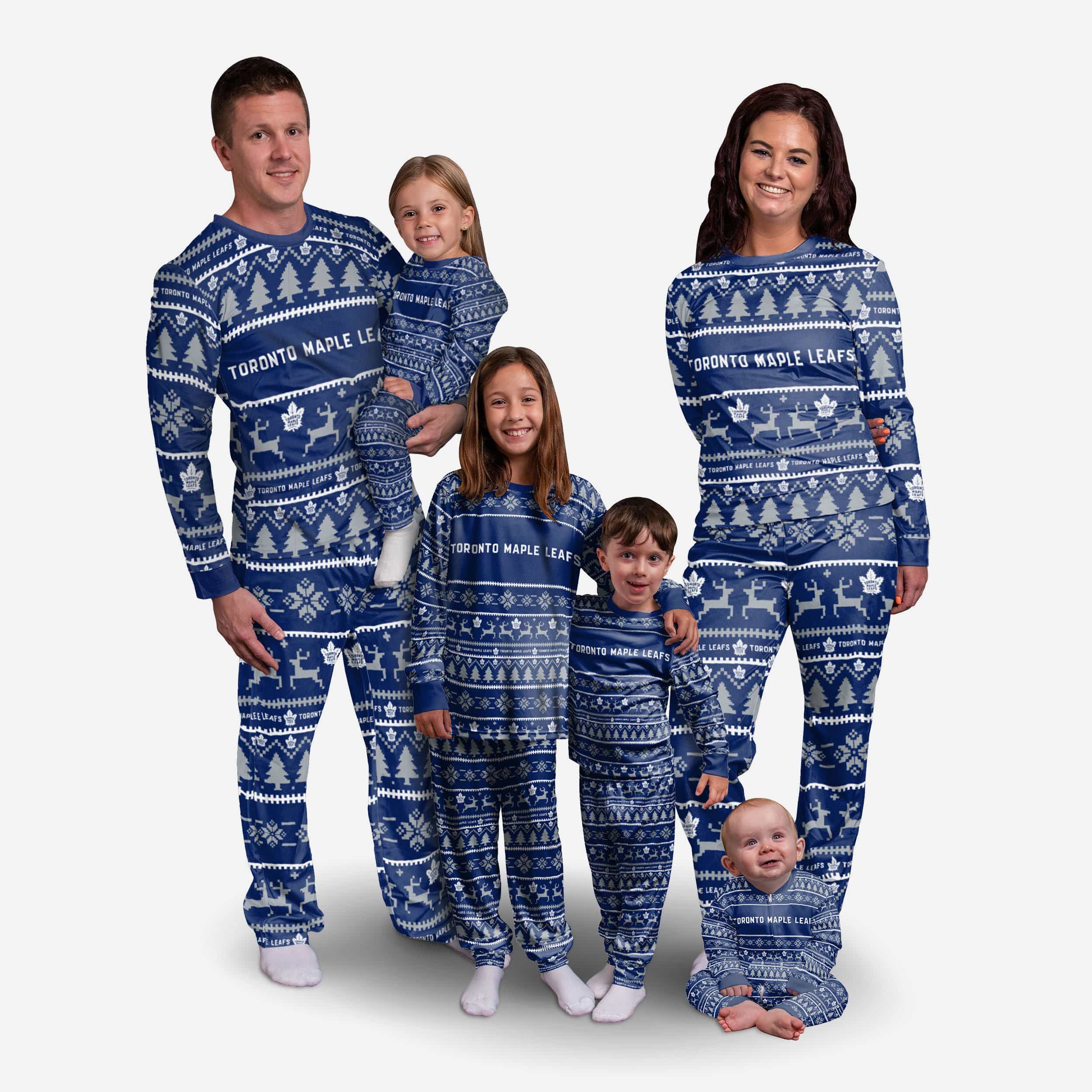 FOCO Toronto Maple Leafs NHL Crewneck Pj Set