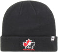 '47 Brand Team Canada Cuffed Knit Hat - Black — front