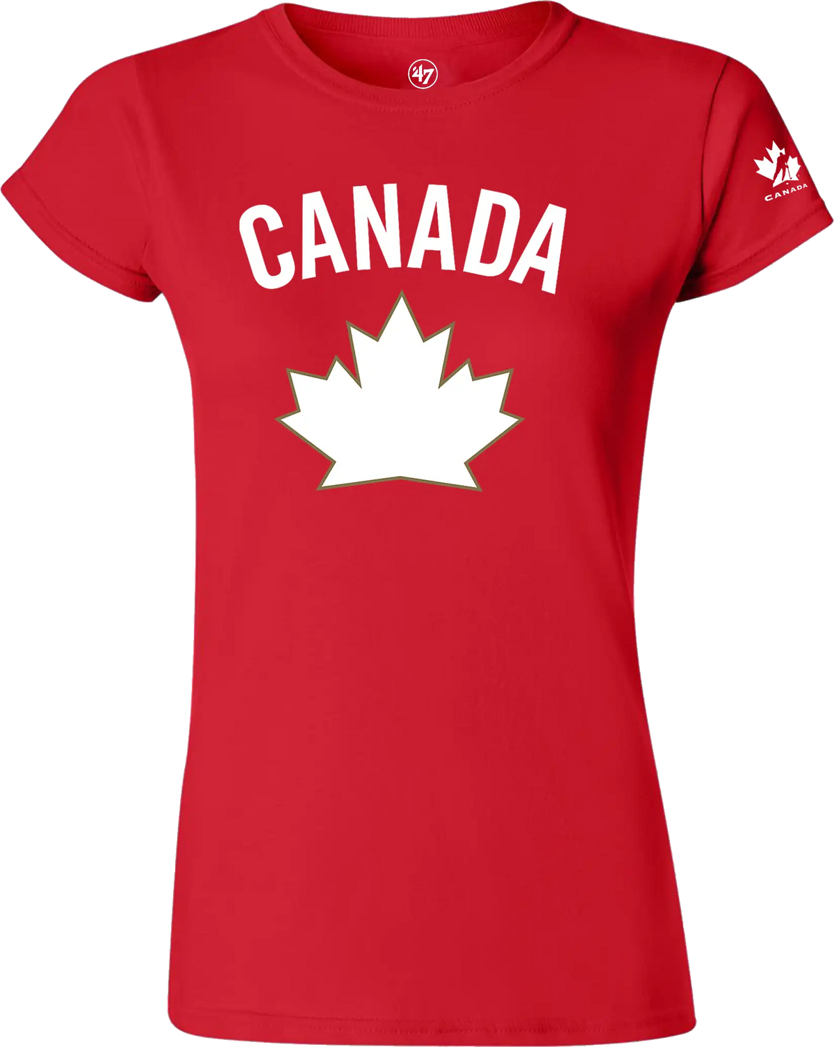 '47 Brand Women's Team Canada Tee - Red — front