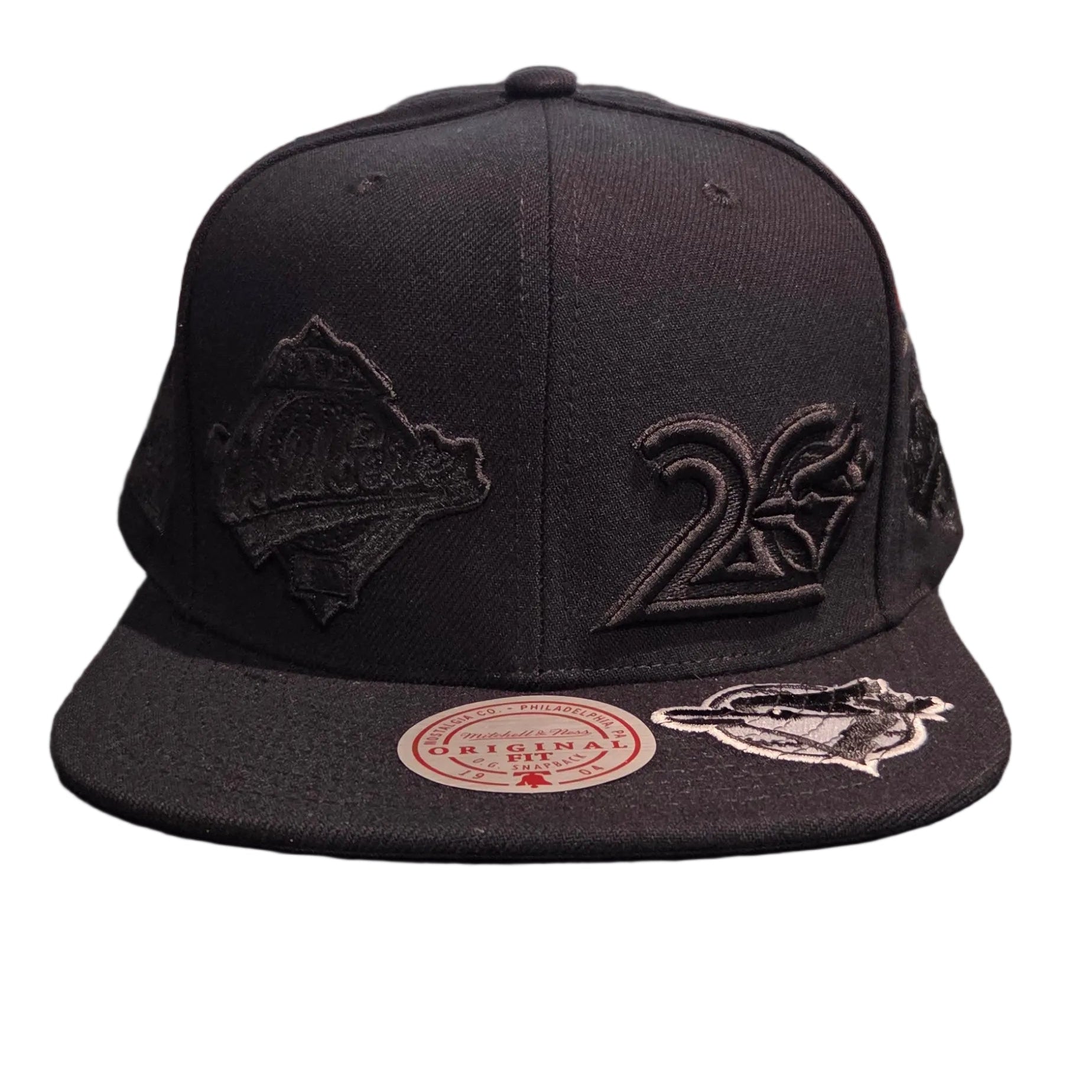 Mitchell & Ness Toronto Blue Jays Blacked Out Snapback Hat