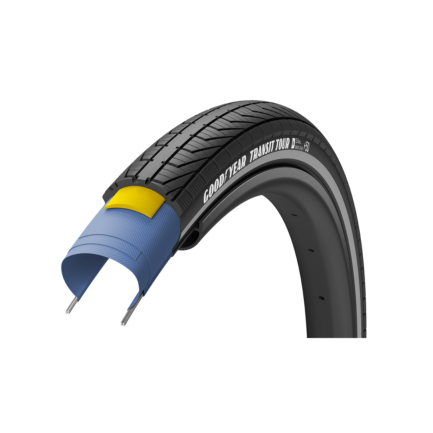 Goodyear Transit Tour S3 Black Reflect
