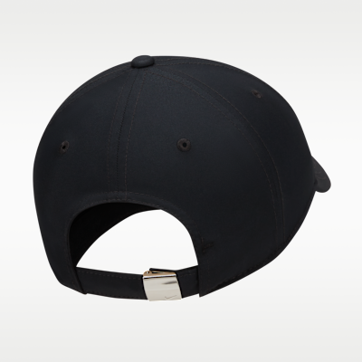 Nike Dri-FIT Club Unstructured Metal Swoosh Cap - Black, side